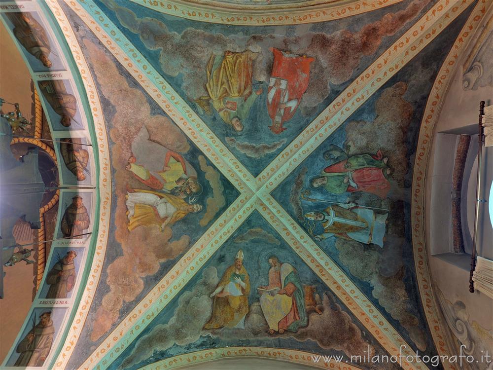 Merate (Lecco, Italy) - Ceiling of the apse of the church of the Convent of Sabbioncello